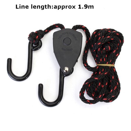 RATCHETING ROPE WITH HOOKS - 1/8"