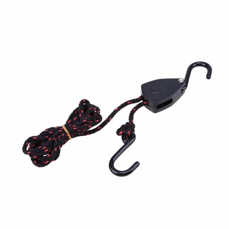 RATCHETING ROPE WITH HOOKS - 1/8"