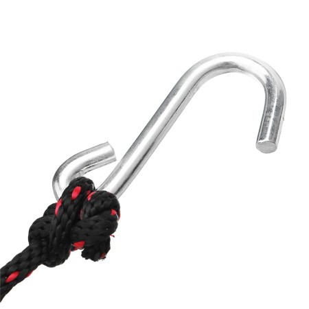 RATCHETING ROPE WITH HOOKS - 1/4"