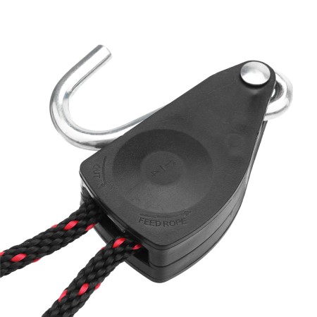 RATCHETING ROPE WITH HOOKS - 1/4"