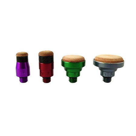 INTERCHANGEABLE LEATHER HEAD TIPS SET - VIP