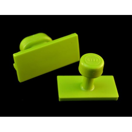 GLUE TABS GANG GREEN SMOOTH 32 pcs. / BLACK PLAGUE